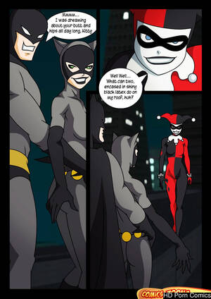 Catwoman Cartoon Anal Porn - Batman, Catwoman & Harley Quinn comic porn | HD Porn Comics