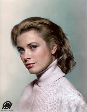Grace Kelly Porn - Grace Kelly, American actress who became Princess of Monaco after marrying  Prince Rainier III, in April 1956. : r/ColorizedHistory