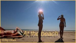 beach exhibitionist red - Exhibitionist Wife Beach Voyeur 4k | Fully Nude | Wifey Does - RedTube