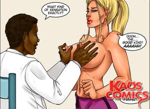 doctor xxx toons - Hot medical doctor examines huge tits of his naughty patient in cartoon porn  session and makes her excited!