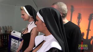Naughty Nuns - Two naughty nuns get surprised with big hard cocks - XVIDEOS.COM