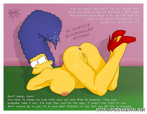 naked simpsons cartoon sex - And this is how Marge Simpson looks like right after being buttfucked â€“ Simpsons  Porn