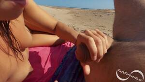 naughty couple fucking on public beach - Young couple having sex on public beach - FuckForeverEver watch online
