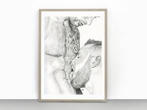 Bdsm Sex Porn Pencil Drawings - Gay Sex Pencil Drawings | Gay Fetish XXX