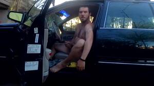 caught naked car - Man Caught Naked in the car Gay Porn Video - TheGay.com