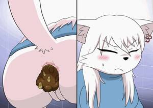Anime Cat Girl - Cat girl poop in squat toliet - ThisVid.com