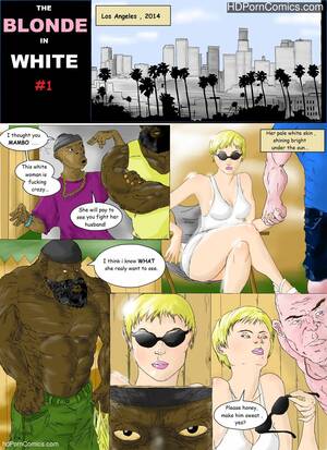 interracial cartoon blacks blonde - Interracial- Blonde in White free Cartoon Porn Comic | HD Porn Comics