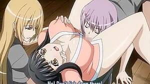lesbian anime big tits - Japanese Big Boob Lesbian Foursome Fucked in Hentai Anime Virgin Maid |  AREA51.PORN
