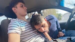 Gay Gets Blowjob In Car - Car Ride Blowjob Gay Porn Videos | Pornhub.com