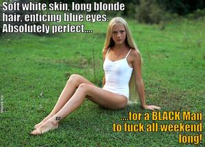 gorgeous blonde interracial captions - Interracial captions I made.... | MOTHERLESS.COM â„¢