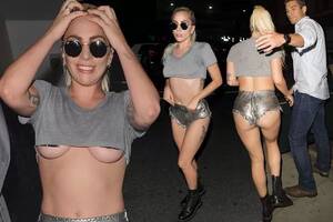 lady gaga tits videos - Lady Gaga gets her boobs out again at secret set as her single is savaged  by critics - Irish Mirror Online