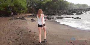 Ashley Beach Porn - ATK Girlfriends - Ashely makes it to the nude beach in Hawaii! (Ashley  Lane) - Tnaflix.com