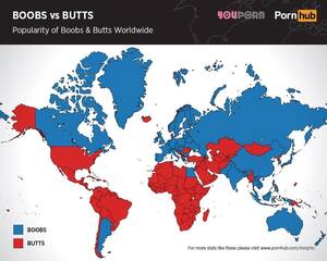 Ass Cleavage Pornhub - Terrible Maps on X: \