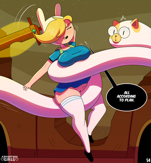 Human Cake Adventure Time Lesbian Porn - Rule 34 - 2girls adventure girls adventure time backpack bag blonde hair  bottomless bottomless skirt breasts cake the cat feline female female only  fionna the human girl furry huge breasts human lesbian
