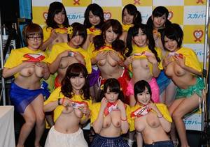 japan aids squeeze boobs - 