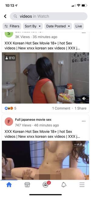 hacked sex tapes - Facebook has been hacked. Someone has uploaded a massive amount of porn to  the video search results. : r/facebook