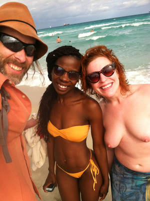 miami nude beach pussy open - South Beach, Miami, Florida. January 2017. This lovely woman approached me  while we were walking the tide line and said she thought it was awesome  that I ...