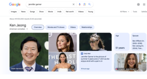 Jennifer Garner Hardcore Porn - Why Does Google Think Ken Jeong is Jennifer Garner? : r/Weird