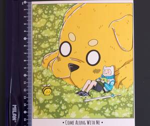 Belgium Cartoon Porn Adventure Time - Adventure Time Finn the Human and Jake the Dog Print / Hora De - Etsy