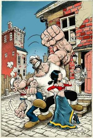 classic popeye cartoon porn - Popeye CLASSICS Steve Mannion Variant issue 30 by rattlesnapper