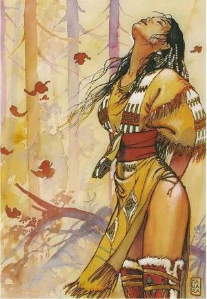 Native American Indian Cartoon Porn - Native Beauty