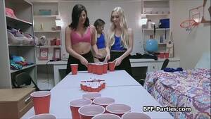 dorm party foursome - Wild beer pong foursome in dorm room - XVIDEOS.COM