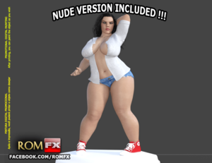 Chubby 3d Porn - 3D file Angelina Castro - Cuban Porn Chubby Figure Printableãƒ»3D print  design to downloadãƒ»Cults