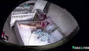 nanny spy cam masturbating - Hidden cam in ceiling, caught naughty babysitter masturbating on the job |  AREA51.PORN