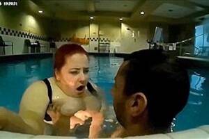 big tits hotel pool - Paleandbrown - Huge Pale Tits Jerk Cock Underwater At Night In Hotel Pool,  watch free porn video,