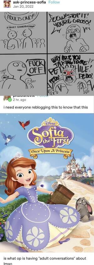 Disney Sofia The First Porn - Why'd they do away with the old discourse tag? : r/CuratedTumblr