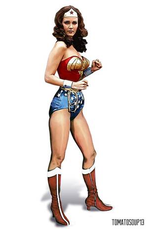 Deviantart Wonder Woman Lynda Carter Porn - Wonder Woman - Lynda Carter by tomatosoup13
