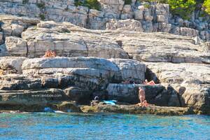 island nude beach - My Time Capsule: Croatia: A Secluded Eden (Nudist Beach) In Lokrum Island