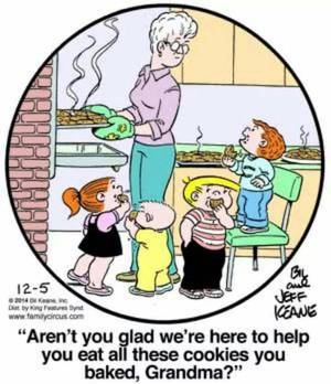 Family Circus Cartoon Bondage - The Family Circus strip for December 2014