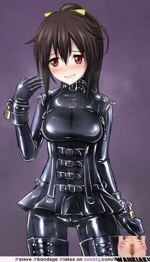 heavy rubber fetish anime - Latex Bondage Hentai Absorption | BDSM Fetish