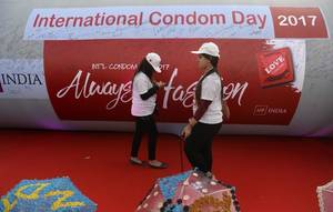 Banned Taboo Porn - An International Condom Day event in New Delhi in February. Despite  government efforts to control population growth, the rate of condom use in  India is low.