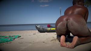bbw interracial beaches - We miss Summer! Interracial Doggy Style and Blowjob on a Public Nude Beach..  - Pornhub.com
