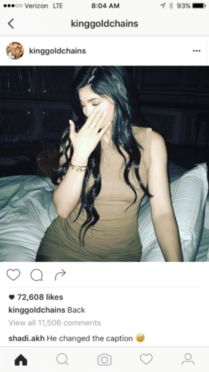 Ariana Grande Panties Porn Caption - Are Kylie Jenner and Tyga Back Together? See the Now Deleted Instagram Pic!  - Life & Style