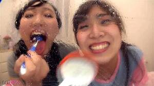 japanese lesbians facials - Watch Japanese Lesbian Virtual Kiss / Spit POV - Spit, Virtual Kiss,  Kissing Porn - SpankBang