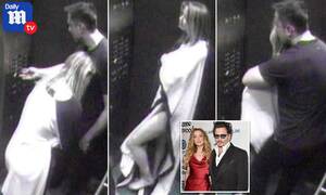 Amber Heard Sex Porn - Swimsuit-clad Amber Heard is seen cuddling up to Elon Musk in Johnny Depp's  private elevator | Daily Mail Online