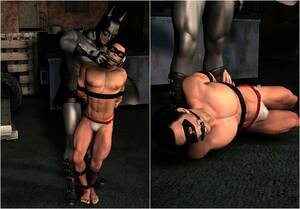 Batman Tied Up Porn - Batman Gay Bondage | Gay Fetish XXX