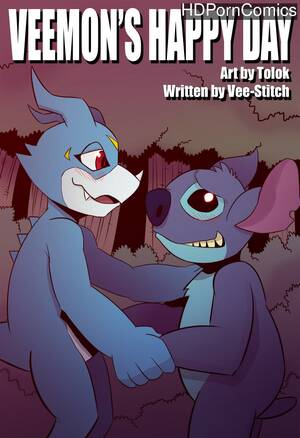 happy days xxx cartoons - Veemon's Happy Day comic porn | HD Porn Comics