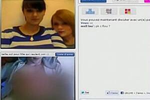 chatroulette - 2 naughty french girls have cybersex on chat roulette, watch free porn  video, HD XXX at
