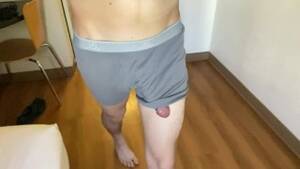 Boy Boxer Brief Cum Porn - Teasing Myself in a Motel | Bulge Boxer Briefs | HD 60fps - RedTube