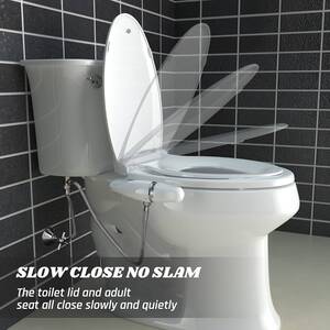 Bidet Toddler Porn - Amazon.com: Bidet Toilet Seat With Toddler Seat Built In, 3 in 1 Toilet  Seat,Magnetic Kids Toilet Seat, Slow Close, Thicken Plastic Easy to Clean,  Removable and Never Loosen, White(18.5â€Elongated) : Baby