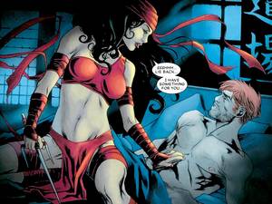 Daredevil Porn - ... Daredevil #506 in which a particularly attractive looking Matt Murdock  tries to get some sleep... until Elektra and stabs him in the stomach.