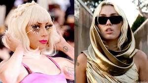 Lady Gaga Lesbian Porn - Miley Cyrus & Lady Gaga Might Be Collabing On a 'Flowers' Remix
