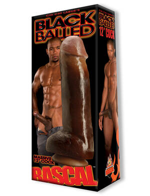 black dildo suction basic - BLACK BALLED DILDO 12IN | Sex Toys