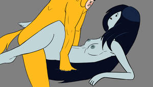 Jake Adventure Time Naked Porn - Marceline getting it by Sandyrex