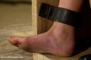 dirty barefoot bondage - Photo number 3 from Dirty, Dirty Whore shot for Device Bondage on Kink.com