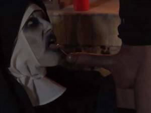 Demon Blowjob - scary porn,halloween porn,halloween blowjob,dirty nun,demonic nun,dead